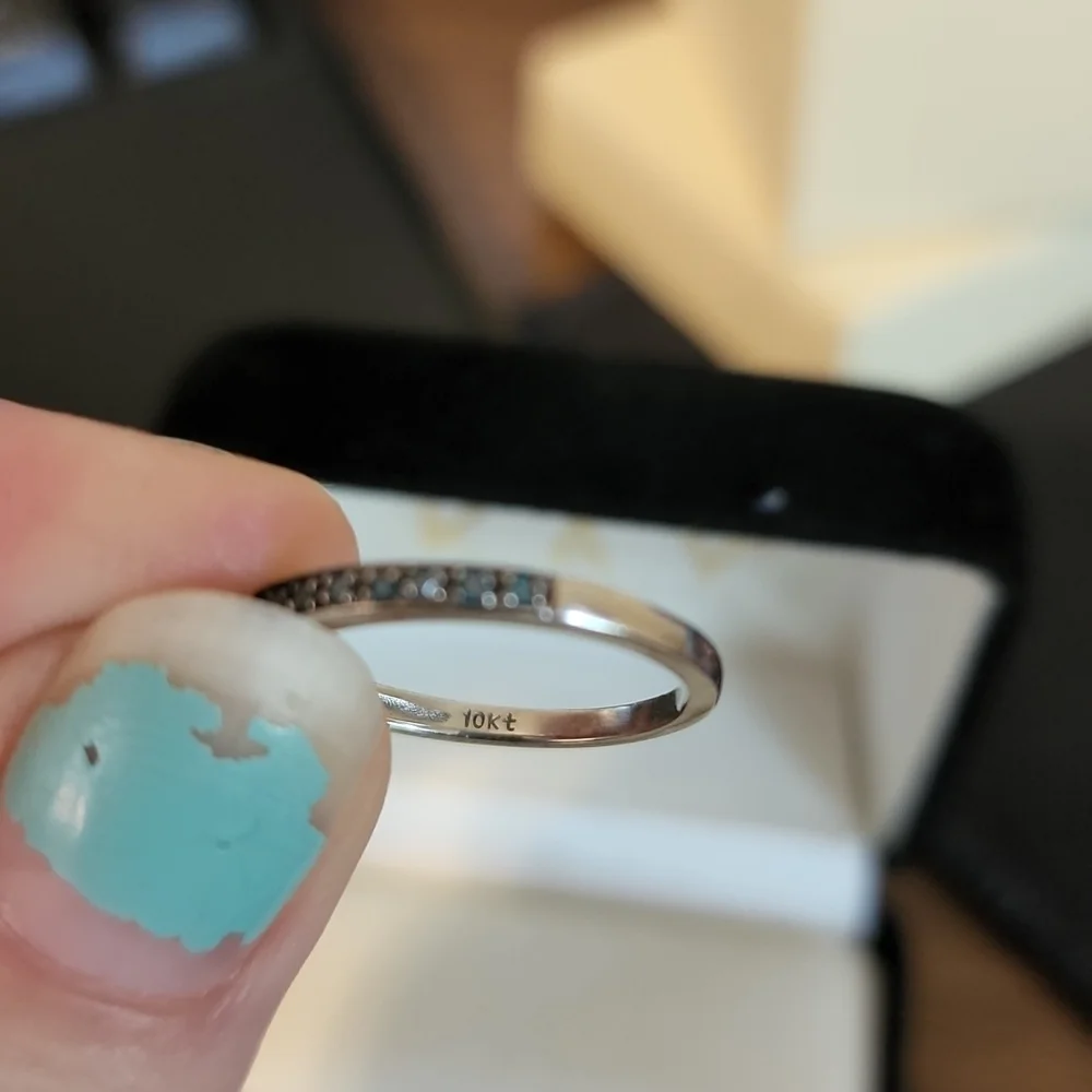 Sapphire Anniversary Band - Picture 3 of 3
